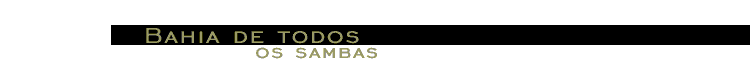 Bahia de todos os sambas